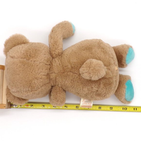 B Softies Brown Teddy Bear Plush 11" Cara-Mellow Blue Paws Baby Stuffed Toy 2019 - Picture 7 of 7